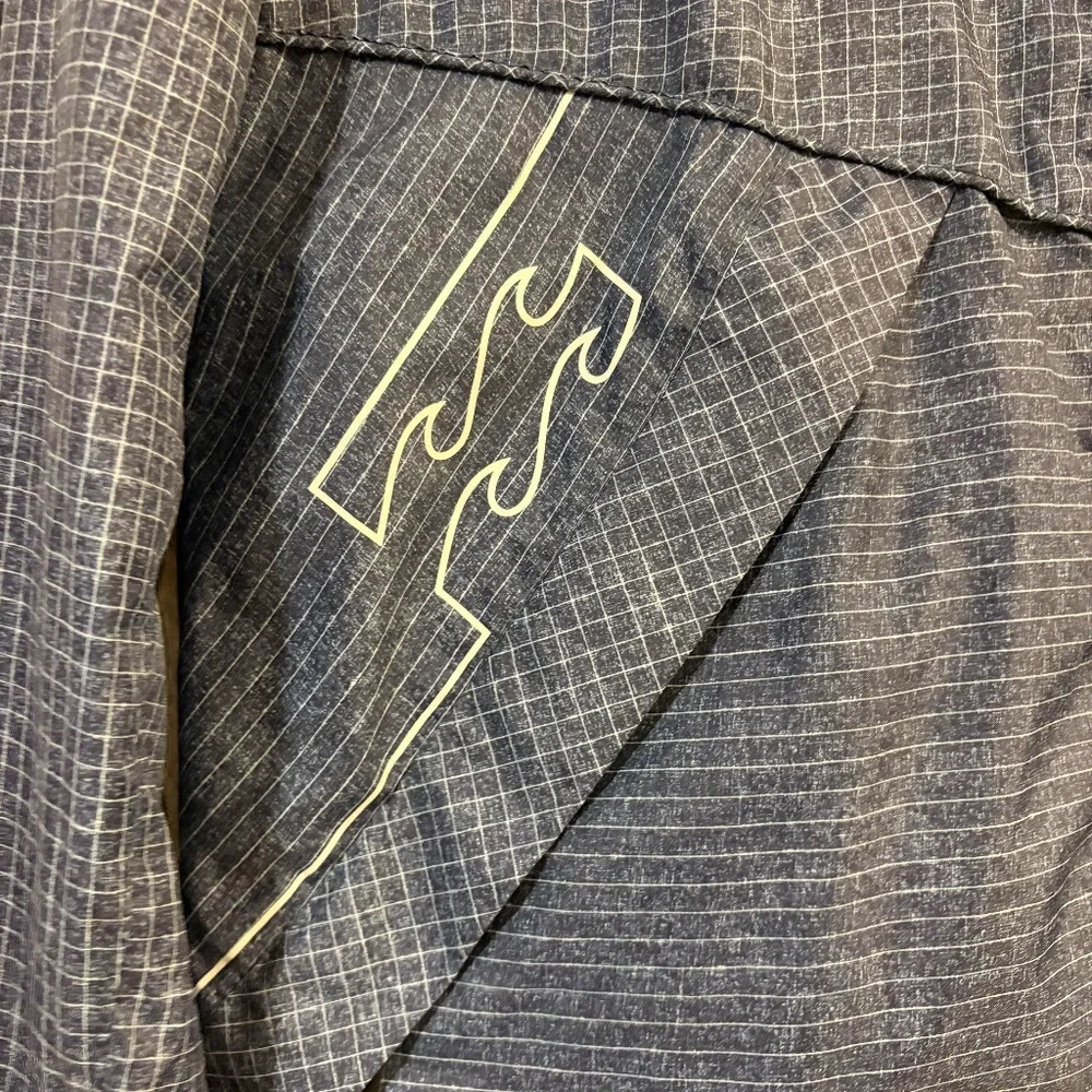 Billabong Windbreaker Jacket Blue Zip Up Hooded Lightweight Size Small - Picture 2 of 9